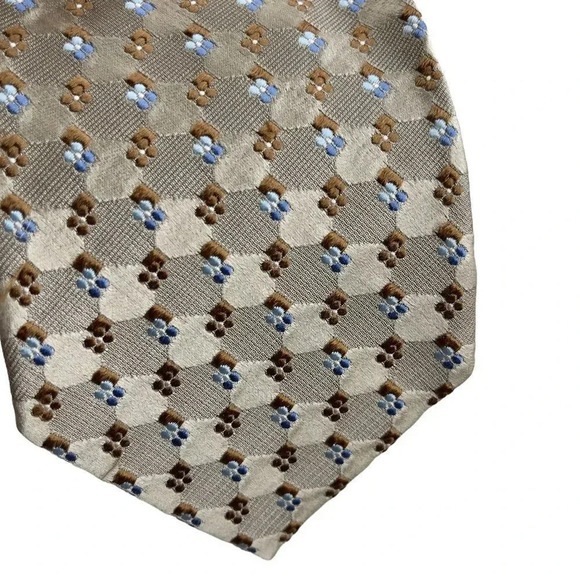 ERMENEGILDO ZEGNA Purple Striped Silk Tie Italy 60"-3,5" - Picture 2 of 7